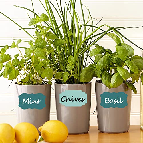 Labels for Food Containers 120Pcs Removable Waterproof Write