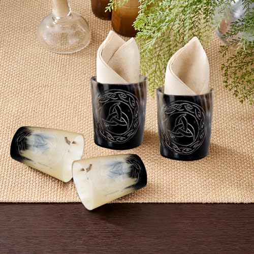Viking Horn Shot Glasses Set of 4 (4 Count)