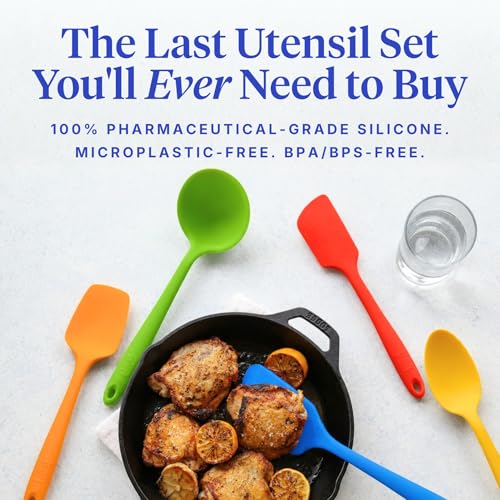 5 Piece Silicone Kitchen Utensils Set (5 Count)