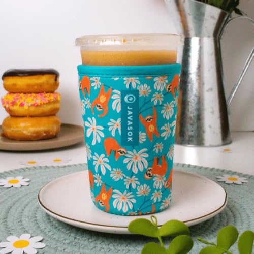 JavaSok Iced Coffee & Cold Soda Insulated Neoprene Cup Sleeve