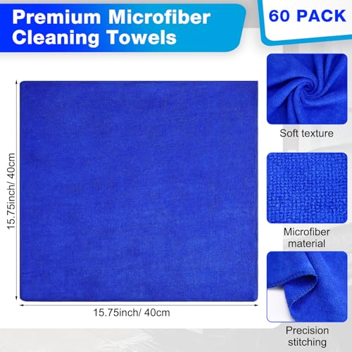 Car Microfiber Clean Cloths (60 Count)