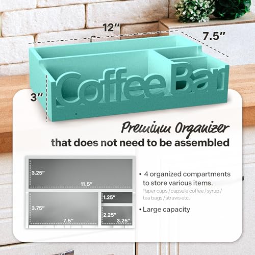 Coffee Bar Organizer Countertop