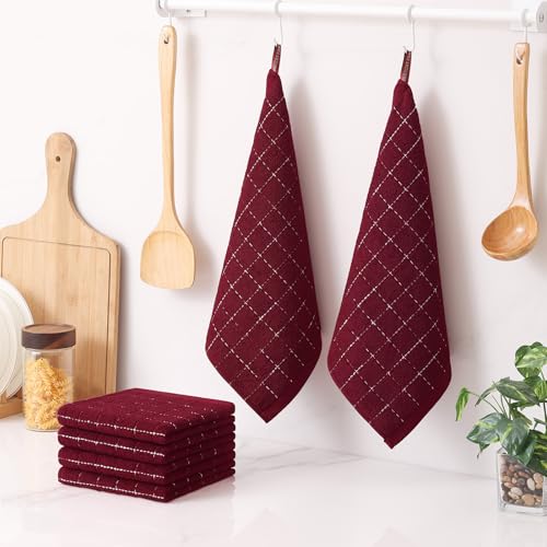 100% Cotton Terry Kitchen Dish Cloths (12 Count)