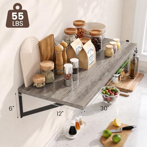 Wall Mounted Floating Shelves Set of 2 (2 Count)
