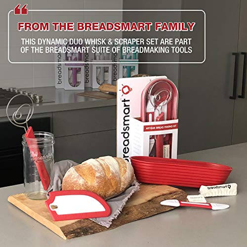 Artisan Bread Whisk and Bench Scraper Duo (2 Count)