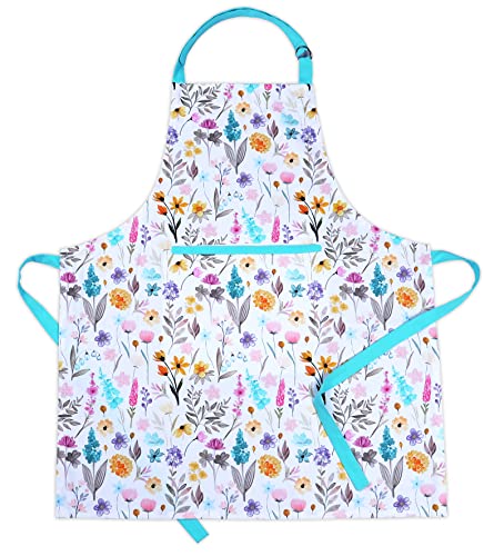 Cotton Women Apron with Pockets