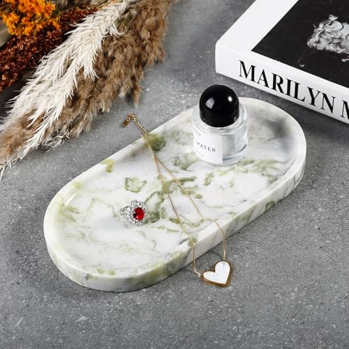 Marble Vanity Tray for Bathroom Countertop
