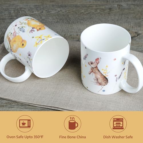 Coffee Mug with Handles Tea Cups (2 Count)