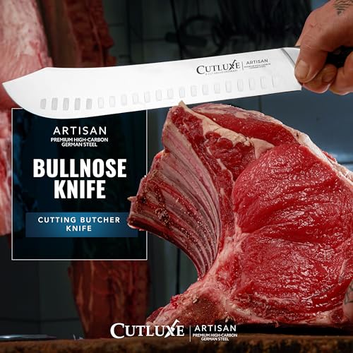 Butcher Knife 10" Bullnose Carving Knife for Meat