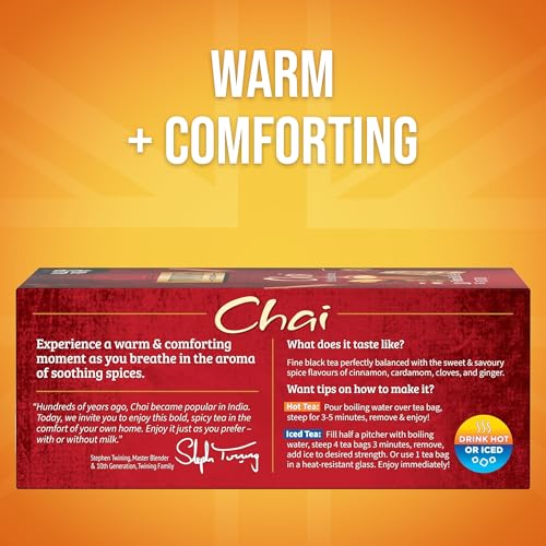 Chai Black Tea Individually Wrapped Bags (100 Count)