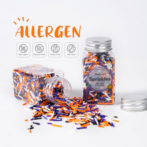 Edible Halloween Sprinkles for Cake Decorating (4.2 Ounce)