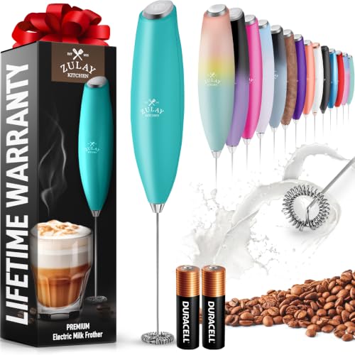 Zulay Powerful Milk Frother for Coffee with Upgraded Titanium Motor
