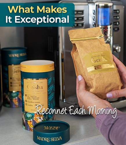 Geisha Coffee Beans Single Origin Colombian Medium Roast 8.8oz (8.8185 Ounce)