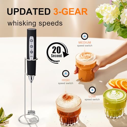 Handheld Milk Frother Wand for Coffee