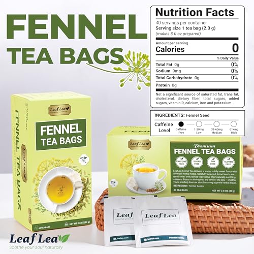 Fennel Seed Tea Bags (80 Count)