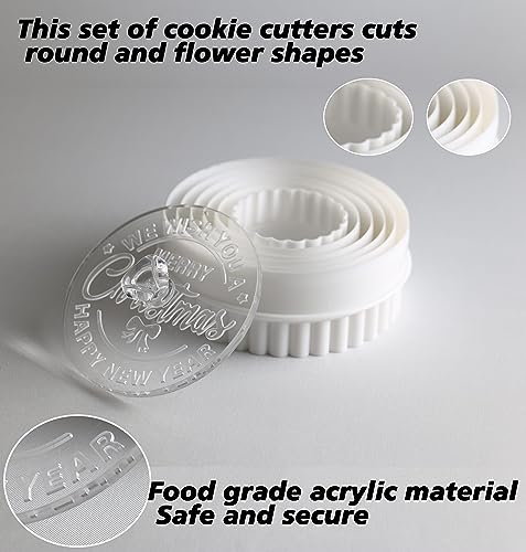 2025 Personalized Christmas Cookie Stamp Unique 3D Embossed Design Fun Tool for Baking Art