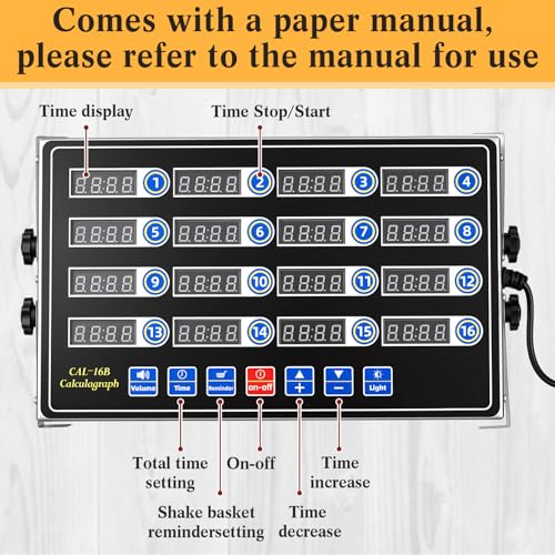 1 Pack Commercial Digital Kitchen Timer for Cooking