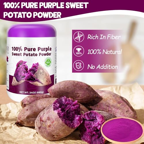24oz Pure Purple Sweet Potato Powder (24 Ounce)