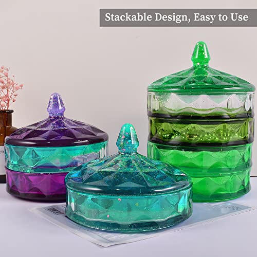 Multi Layer Box Resin Mold with Lid