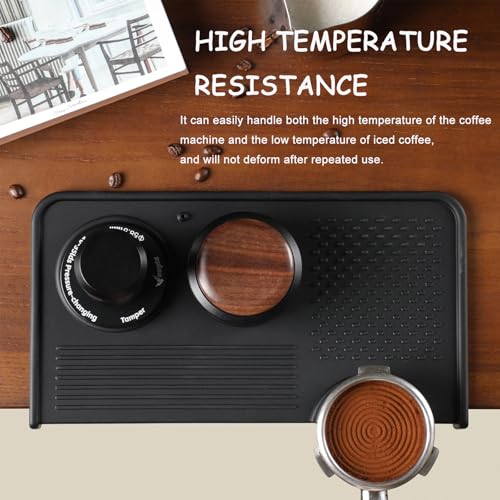 Espresso Tamping Mat with Portafilter Slot