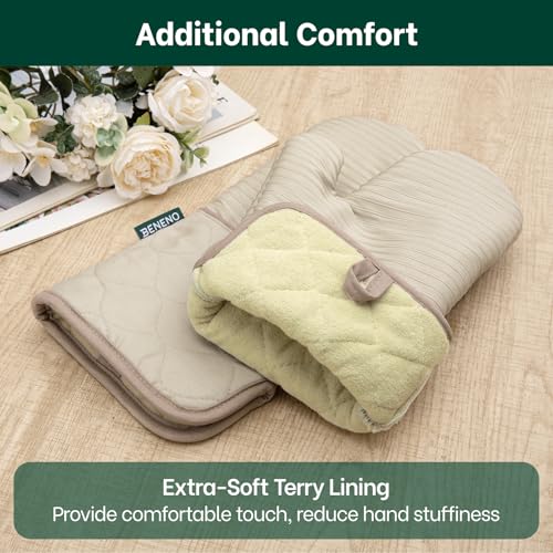 Heat Resistant 500°F Kitchen Oven Mitts 2 (2 Count)