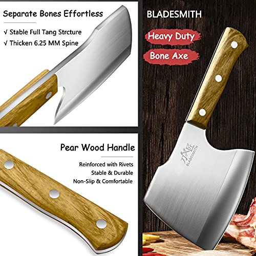 Meat Cleaver Butcher Axe Bone Chopper Heavy Duty