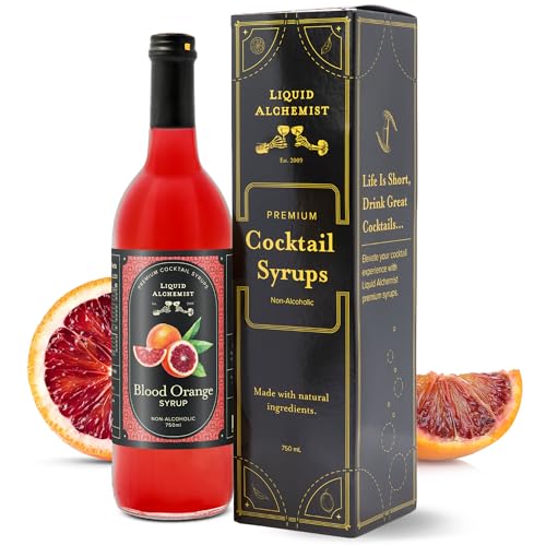 Blood Orange Syrup for Cocktails (25.4 Fl Oz)