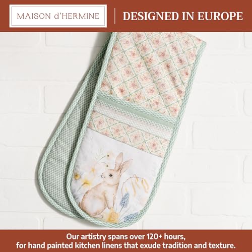 Double Oven Mitts 100% Cotton Double Oven Glove