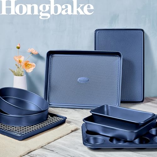 9 Piece Baking Pans Set Nonstick (9 Count)