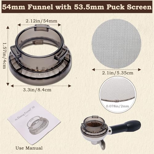 54mm Dosing Funnel for Breville Espresso Portafilter