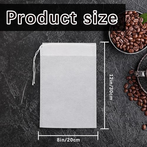 100 Pcs Cold Brew Bags 8x12 inch (100 Count)