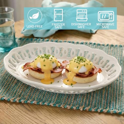 4 Pack Small Lace Serving Plates (4 Count)