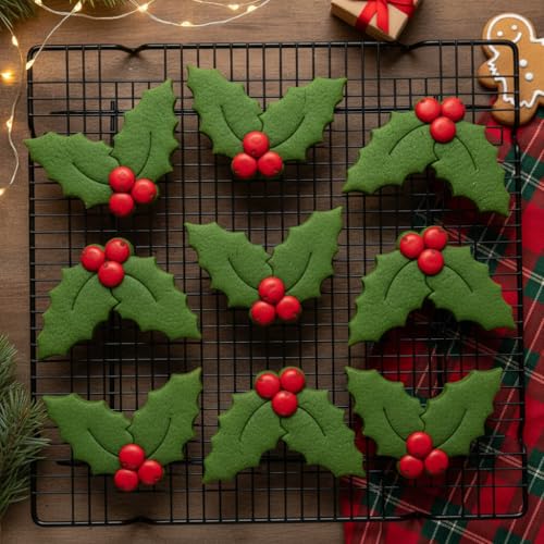 Christmas Holly Cookie Cutter