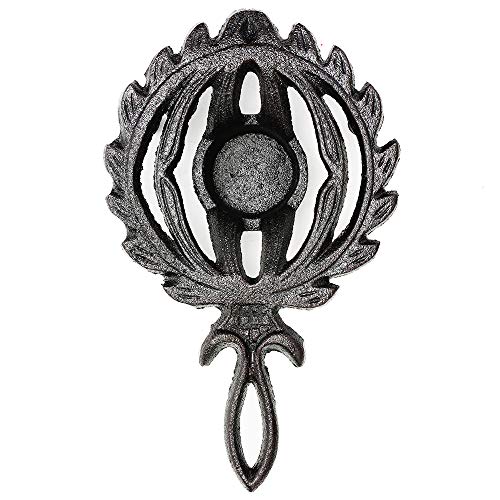 Cast Iron Tealight Warmer with Pretty Flame Shape Design