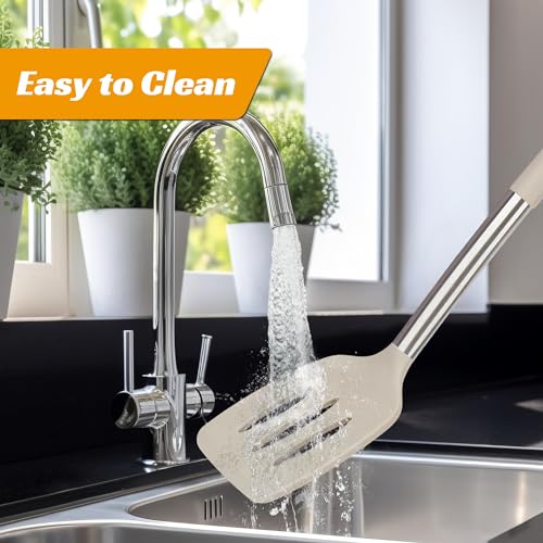 Kitchen Utensils Set Silicone Kitchen Utensils Set for Nonstick Cookware Perfect for Baking and Mixing (4 Count)