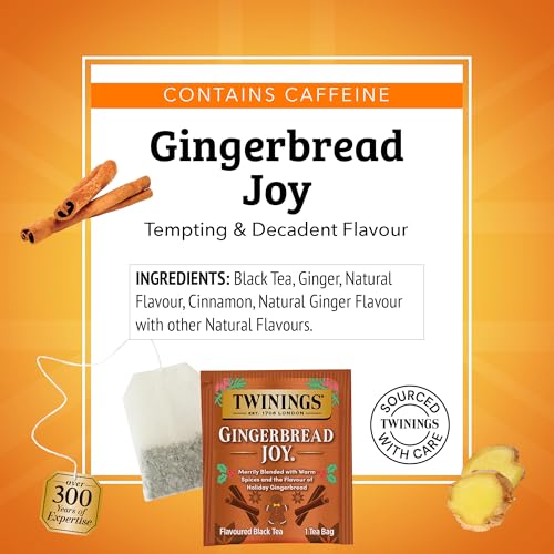 Gingerbread Joy Holiday Black Tea Bags (120 Count)