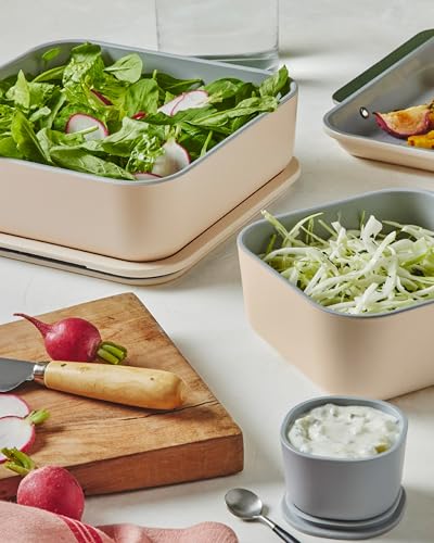 3 Piece Glass Food Storage Container Set (3 Count)