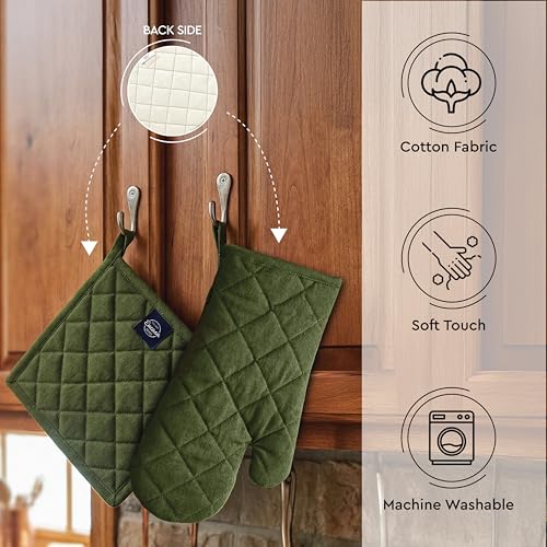 Oven Mitts and Pot Holders Set (2 Count)