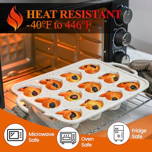 Heart Shaped Muffin Pan (2 Count)