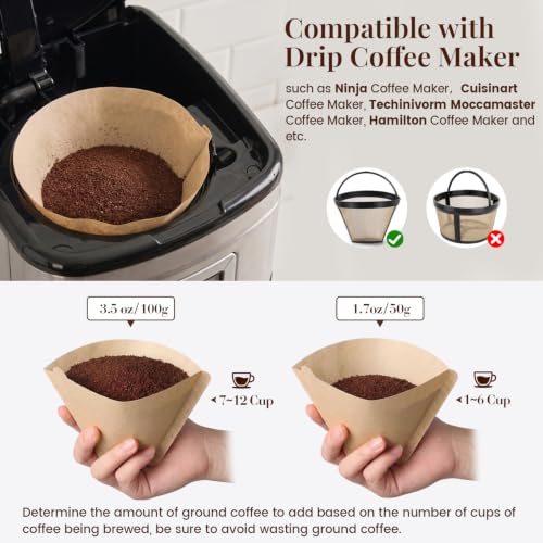 600Pcs #4 Cone Coffee Filters 8 (600 Count)