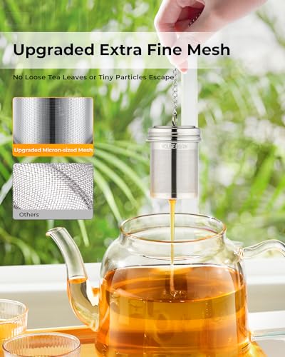 Tea Infuser Extra Fine Mesh Tea Strainers for Loose Tea
