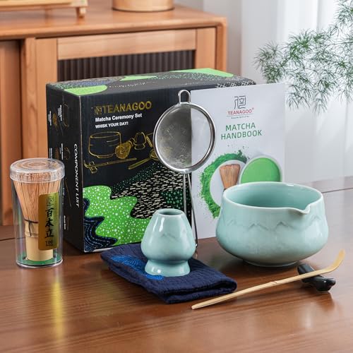7 Pcs Matcha Whisk Set Blue