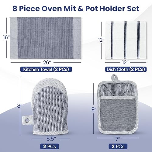 Mini Oven Mitts Set (8 Count)