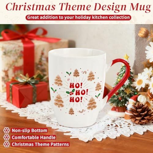 Classic Christmas Coffee Mug Set of 4 (4 Count)