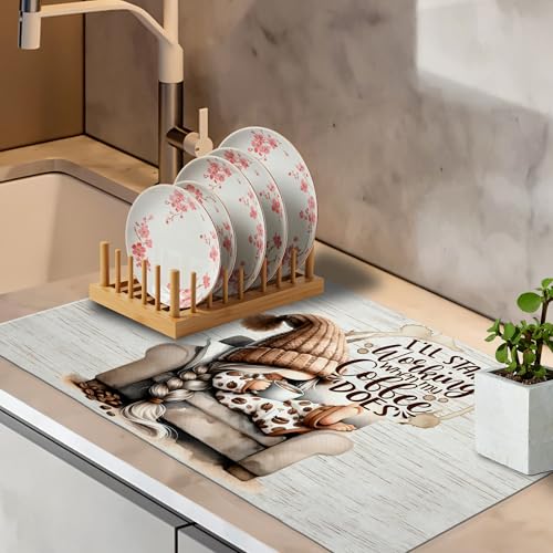 Espresso Lovers Gifts Dish Drying Mat