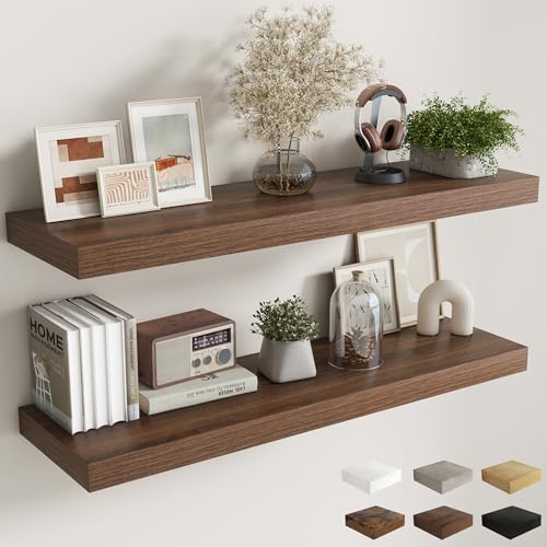 12 Inch Deep Floating Shelves (2 Count)