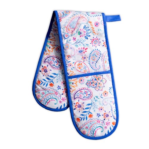 Double Oven Mitts 100% Cotton Double Oven Glove