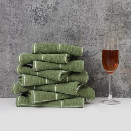 Kitchen Towels and Dishcloths Set (8 Count)