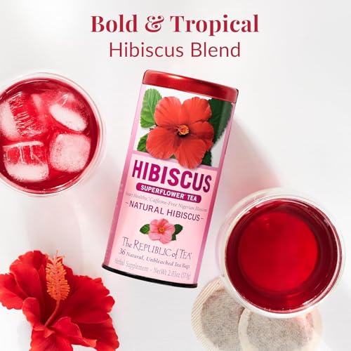 Natural Hibiscus Super Refill Herbal Tea (100 Count)