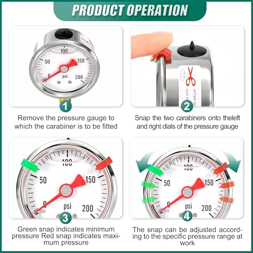 0 200psi Stainless Steel Glycerin Liquid Filled Pressure Gauge1